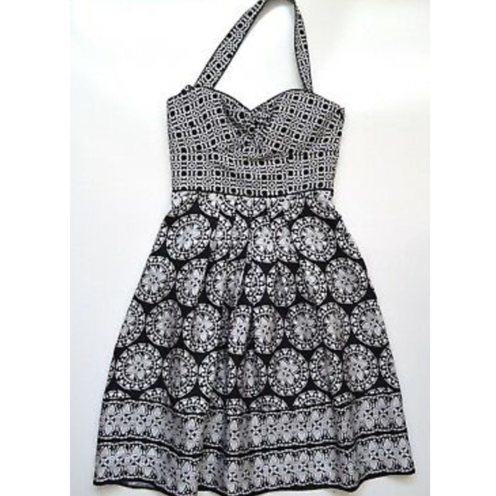 WHBM Silk Halter Dress
